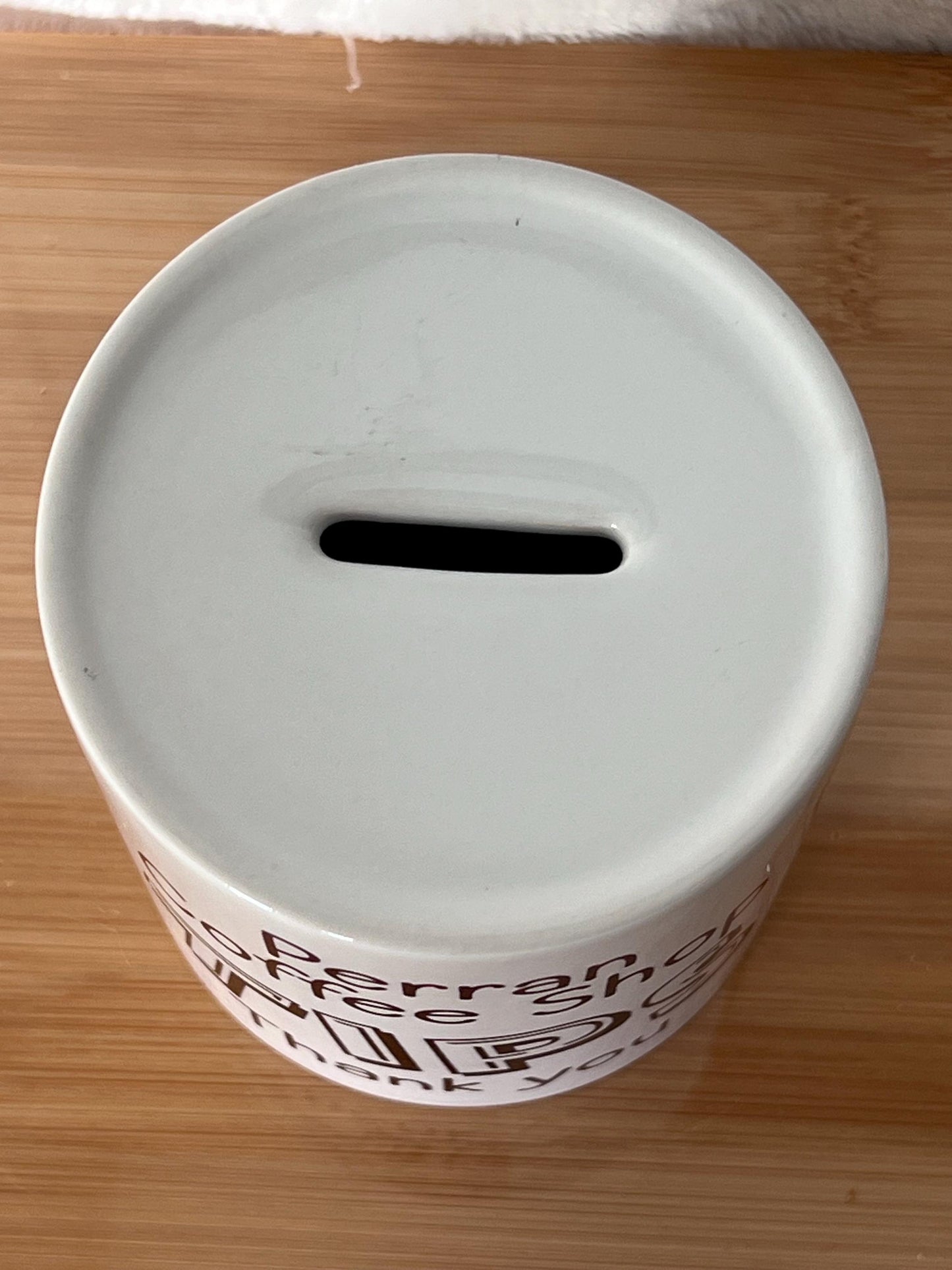 Personalised Tips ceramic jar Money Box . Savings jar . Business tips jar , hairdressers, cafes, etc. Money jar, coins and notes. .