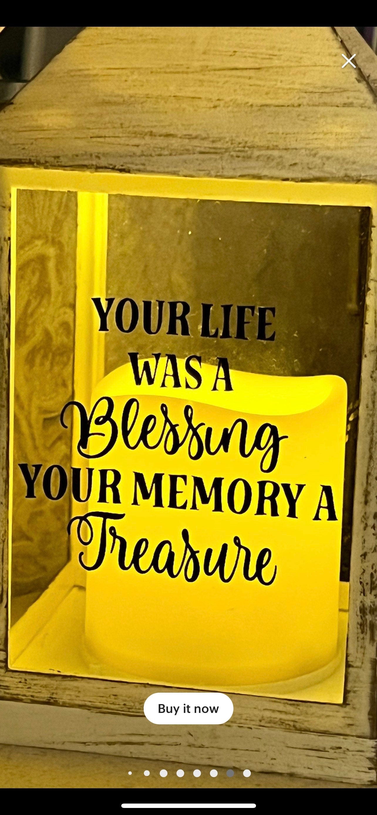 Personalised Memorial Lantern with choice of Verse. Interior and Exterior use. Graveside memorial lantern.