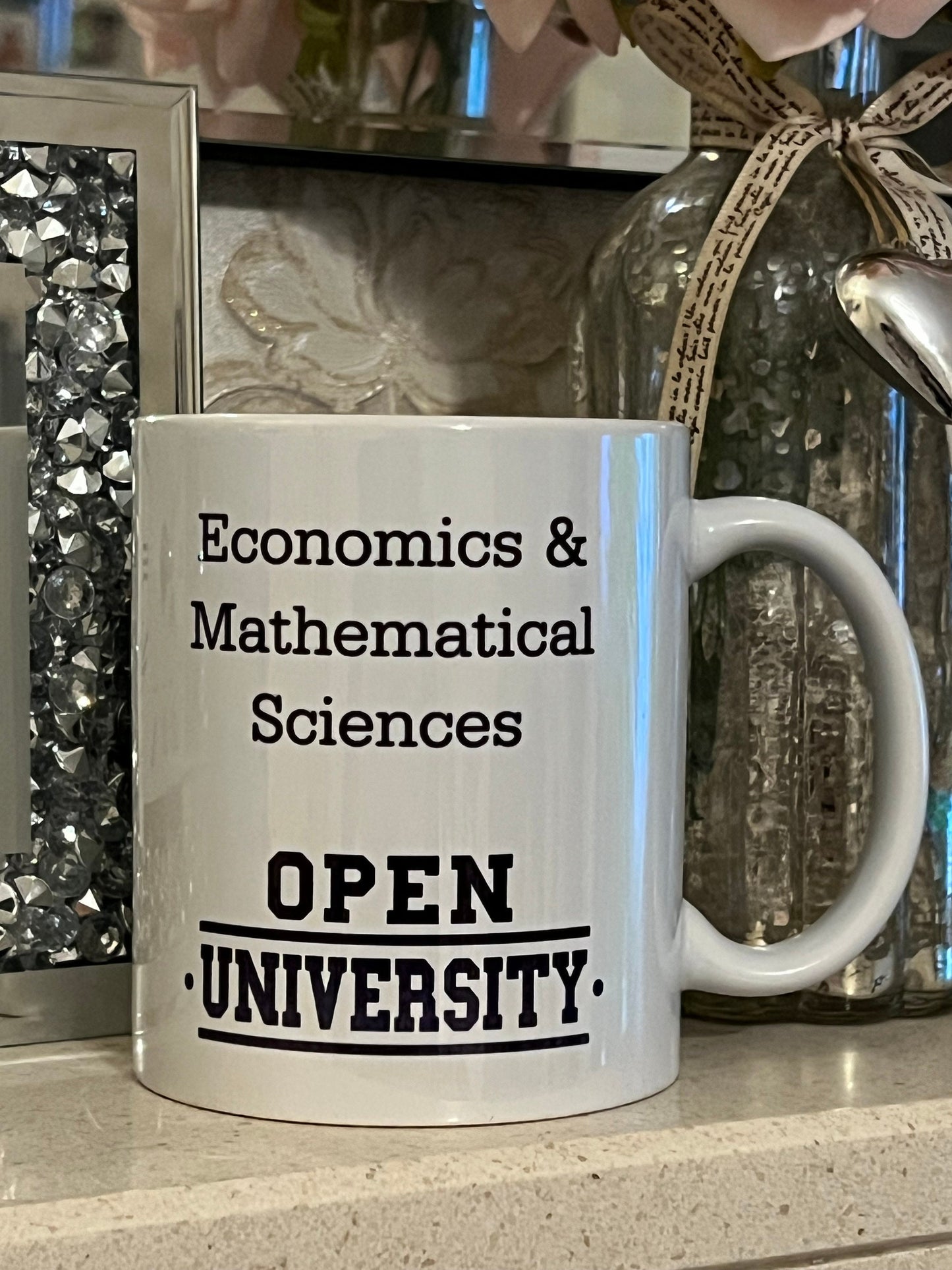 Personalised graduate class of 2023 mug 11oz. With name university and degree. Perfect keepsake. Graduation gift.