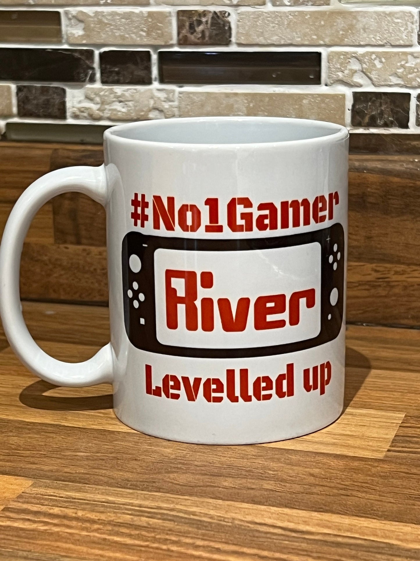 Personalised gamers mug. Choose main colour. Great gift for the gamer in your life. 11oz mug.