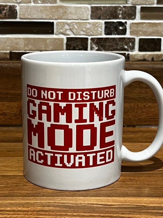 Personalised gamers mug. Choose main colour. Great gift for the gamer in your life. 11oz mug.