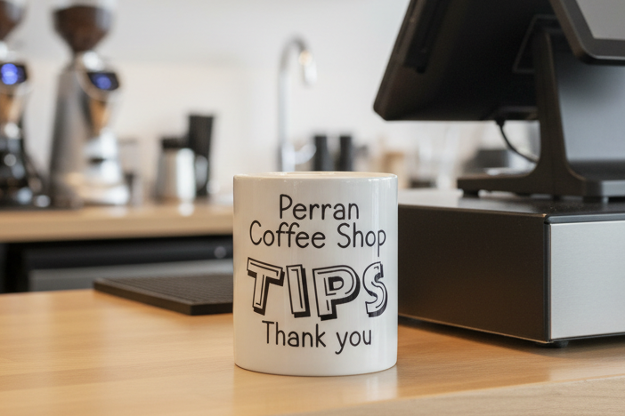 Personalised Tips ceramic jar Money Box . Savings jar . Business tips jar , hairdressers, cafes, etc. Money jar, coins and notes. .