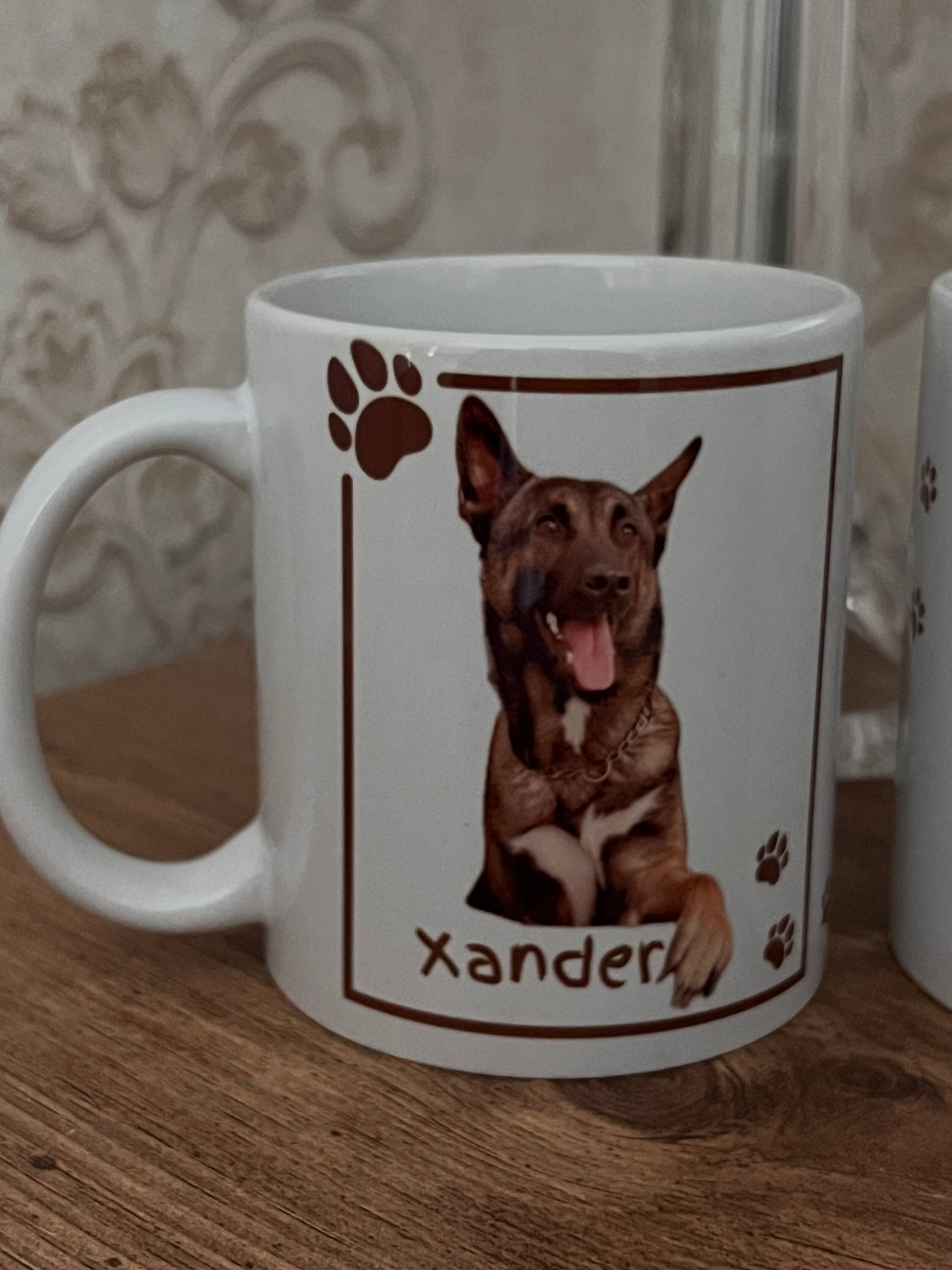 Personalised dog mug. Your Pet photo dog mug. Custom made . Dog mum. Dog Dad.  Thank you. Fur baby. furry friend with thank you verse   11oz