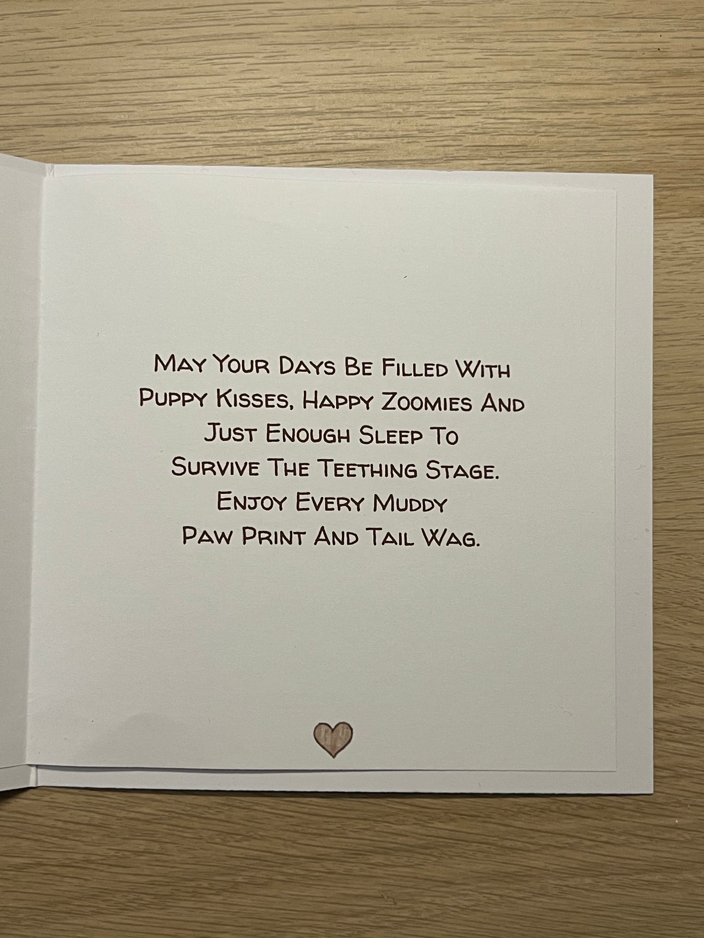 Personalised New Dog Puppy Card | Custom Breed Gold Pink Foil Congratulations