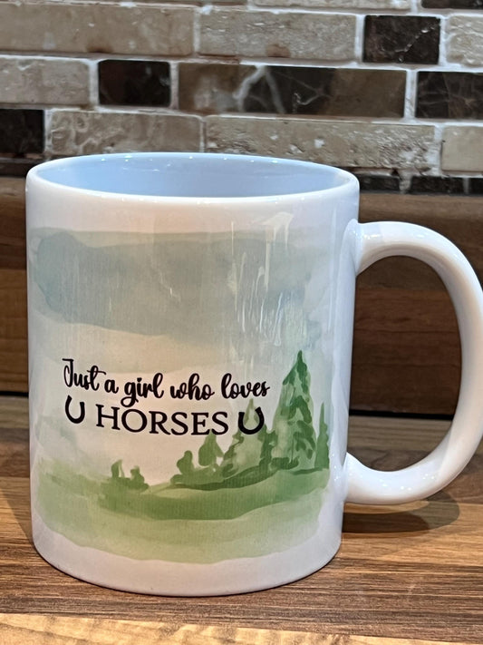 Personalised horse rider mug. 11oz  silhouette horse rider, horse riding,  show jumper, equestrian , Birthday gift Tea-coffee