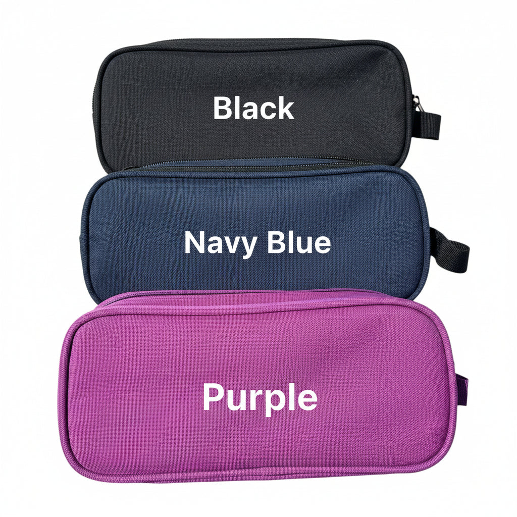 Personalised Pencil Case | Multi-Zip Organiser with Name & Image | School, Uni & Office