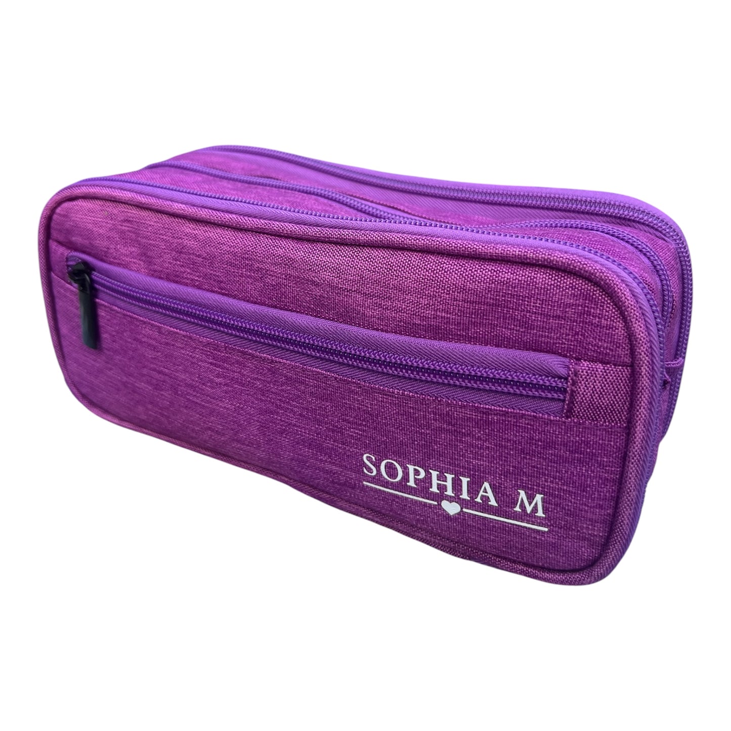 Personalised Pencil Case | 4-Zip School & University Stationery Organiser