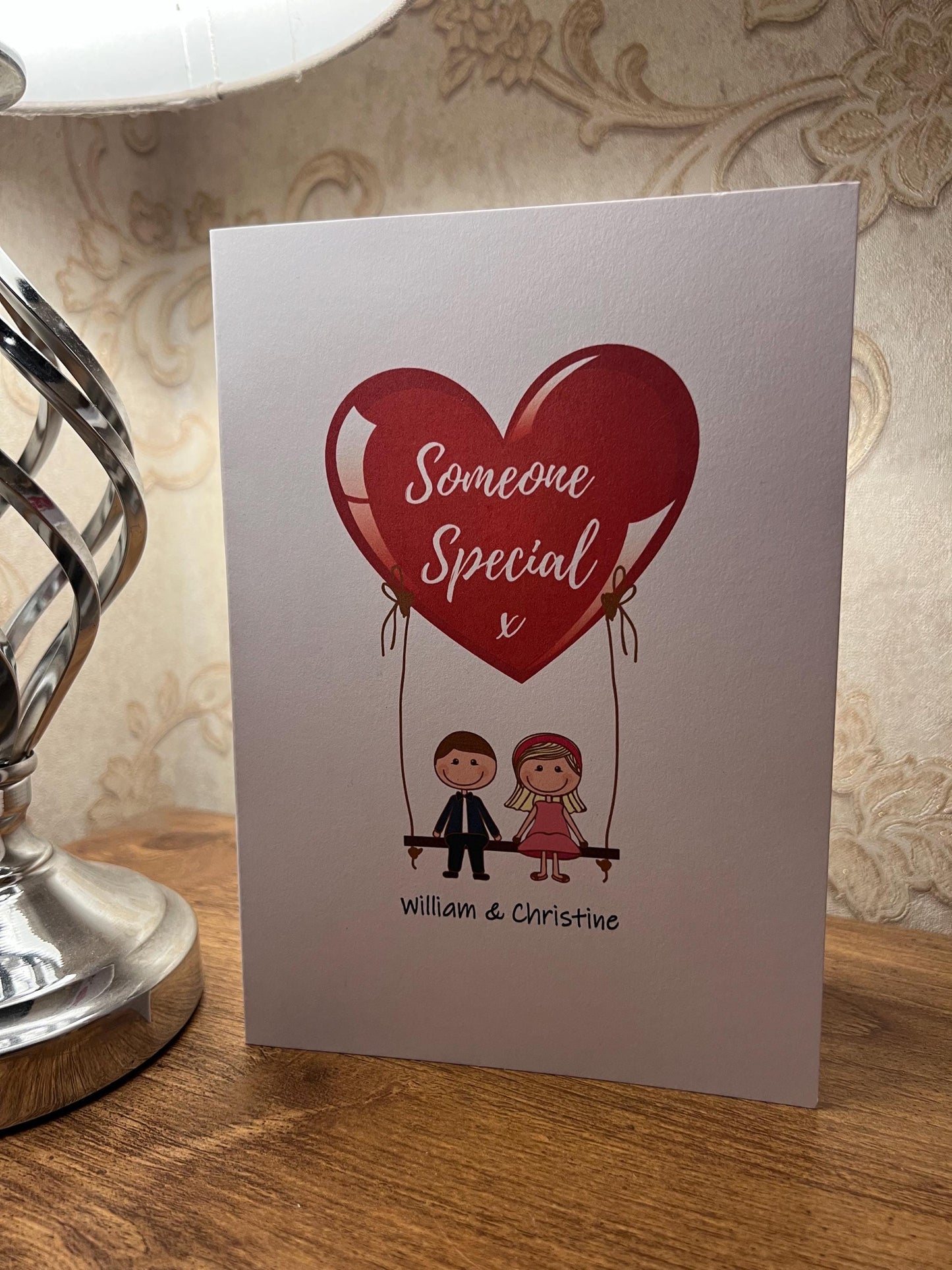 A5 21cm x14.8cm. Personalised  ‘Someone Special’. Cute romantic. Anniversey etc tell a love one you love them.