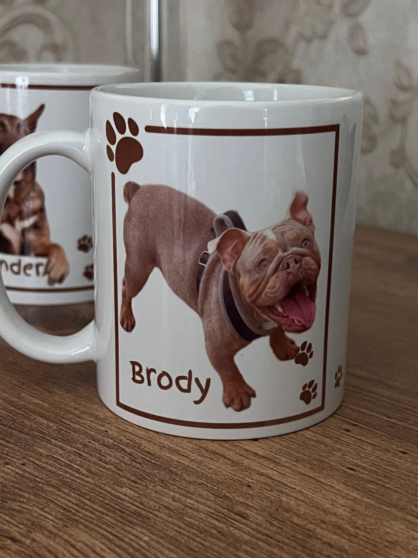 Personalised dog mug. Your Pet photo dog mug. Custom made . Dog mum. Dog Dad.  Thank you. Fur baby. furry friend with thank you verse   11oz